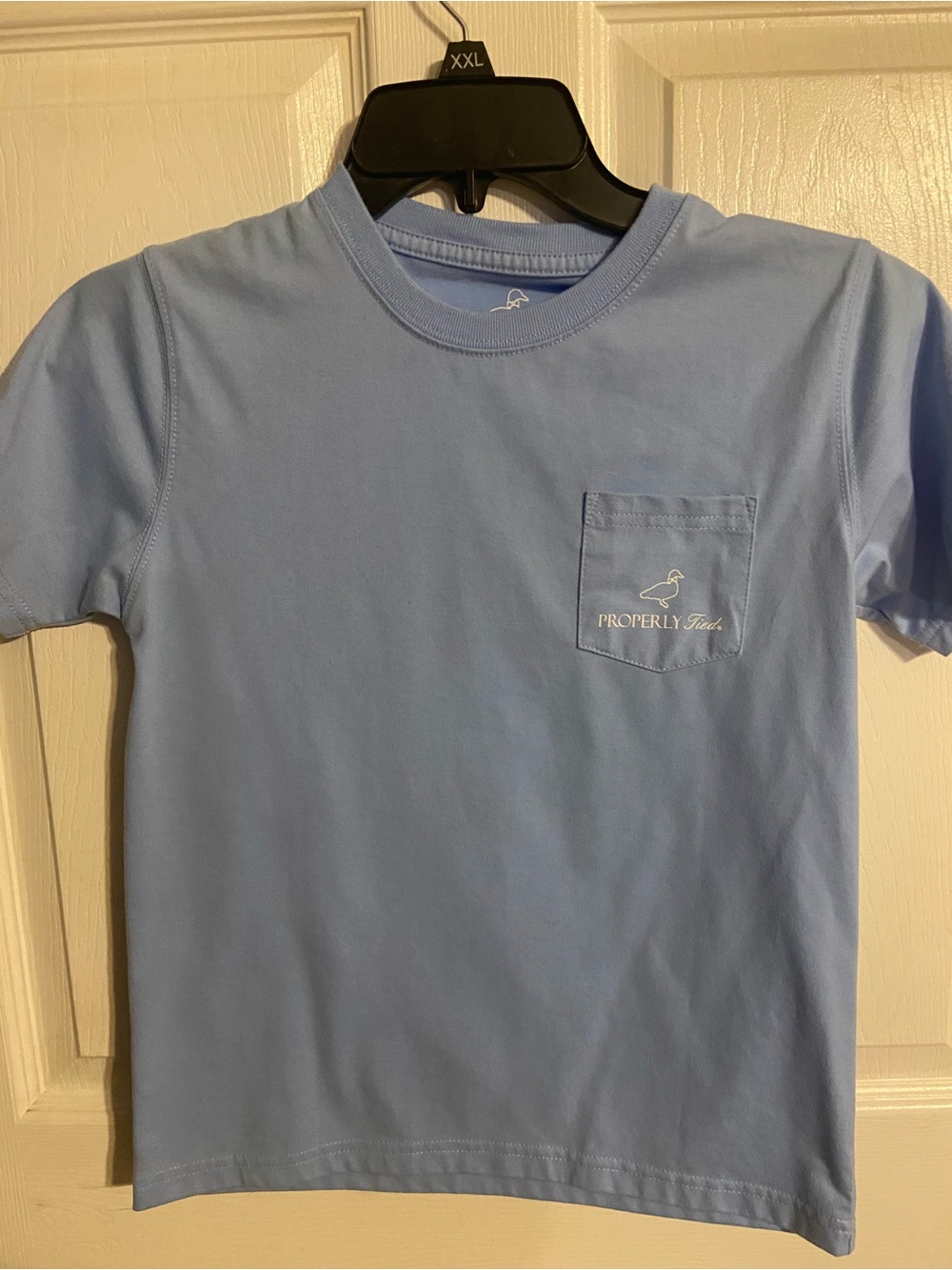 EUC Boys Light Blue Properly Tied Sz YS 8 Short Sleeve Tshirt